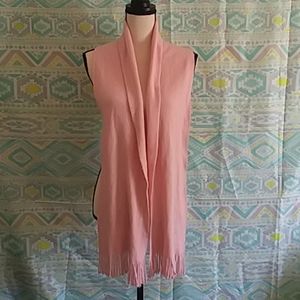 Pink Handmade Scarf One Size